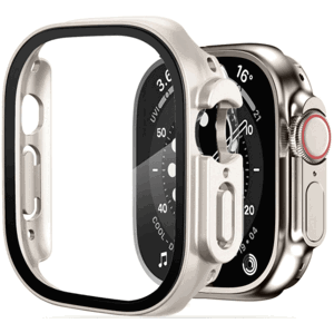 Plastové puzdro na Apple Watch Ultra 49mm Titanium Tech-Protect Defense 360 sivé