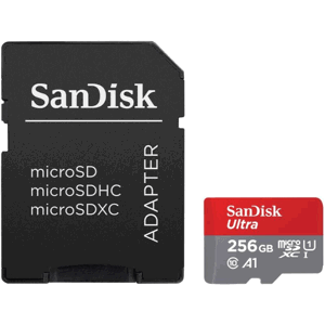 Pamäťová karta SanDisk Ultra microSDXC 256GB 150MB/s Class 10 UHS-I + SD adaptér