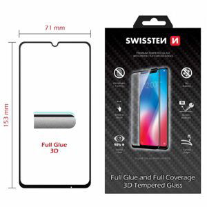 Swissten Ultra durable 3D Full Glue Ochranné tvrdené sklo, Xiaomi Redmi Note 7, čierne