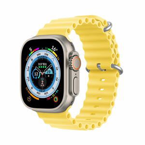 Dux Ducis Strap remienok, Apple Watch 8 / 7 / 6 / 5 / 4 / 3 / 2 / SE (41 / 40 / 38 mm), žltý