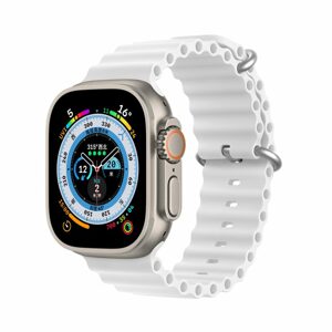 Dux Ducis Strap remienok, Apple Watch 8 / 7 / 6 / 5 / 4 / 3 / 2 / SE (45 / 44 / 42 mm), biely