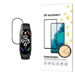 Wozinsky Full Glue tvrdené sklo Xiaomi Mi Band 7, čierne