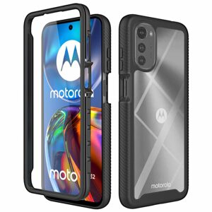 Techsuit Defense360 Pro + Ochranná fólia, Motorola Moto E32 / Moto E32s, čierny