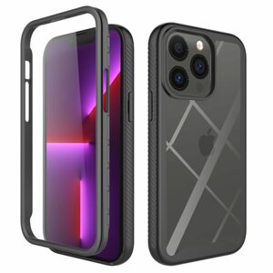 Techsuit Defense360 Pro + Ochranná fólia, iPhone 13 Pro, čierny