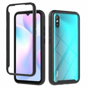 Techsuit Defense360 Pro + Ochranná fólia, Xiaomi Redmi 9A / Redmi 9AT, čierny