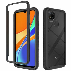 Techsuit Defense360 Pro + Ochranná fólia, Xiaomi Redmi 9C / Redmi 9C NFC, čierny