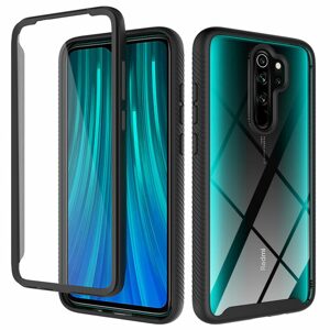 Techsuit Defense360 Pro + Ochranná fólia, Xiaomi Redmi Note 8 Pro, čierny