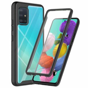 Techsuit Defense360 Pro + Ochranná fólia, Samsung Galaxy A51, čierny