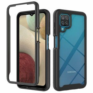 Techsuit Defense360 Pro + Ochranná fólia, Samsung Galaxy A12 / A12 Nacho, čierny