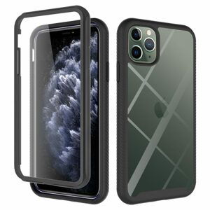 Techsuit Defense360 Pro + Ochranná fólia, iPhone 11 Pro Max, čierny