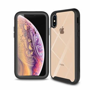 Techsuit Defense360 Pro + Ochranná fólia, iPhone X / Xs, čierny