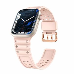 Strap Triple remienok pre hodinky Apple Watch SE / 8 / 7 / 6 / 5 / 4 / 3 / 2 / 1 (49/45/44/42mm), ružový