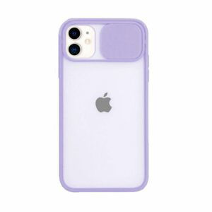 Obal s ochrannou šošovky, iPhone 12 Pro, fialový
