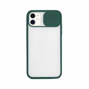 Obal s ochrannou šošovky, iPhone 12 Pro, zelený