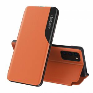 Eco Leather View Case, Xiaomi Mi 10 / Mi 10 Pro, oranžové