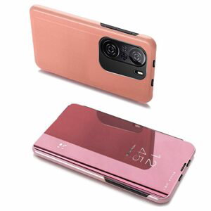 Clear view ružové puzdro pre Xiaomi Redmi Poco F3, K40, K40 Pro, K40 Pro+