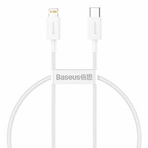 Baseus Superior kabel USB-C - Lightning, 0,25 m, bílý (CATLYS-02)
