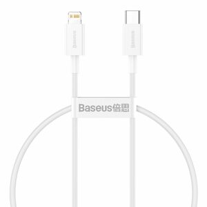 Baseus Superior kabel USB-C - Lightning, 0,25 m, bílý (CATLYS-02)