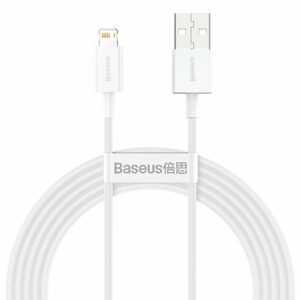 Baseus Superior USB - Lightning 2 m, biely (CALYS-C02)