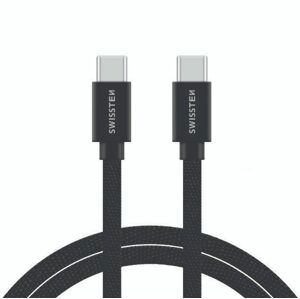 Dátový kábel Swissten USB-C / USB-C, 2m čierny