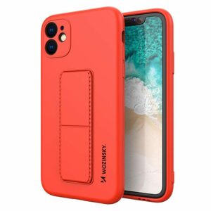 Wozinsky Kickstand cover, Xiaomi Redmi Note 9 / Xiaomi Redmi 10X 4G, červená