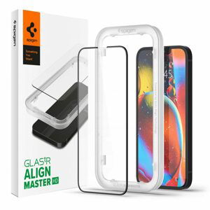 Spigen ALM Glass FC Tvrdené sklo, iPhone 13 Mini, čierne