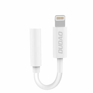 Dudao adaptér Lightning - Jack 3,5 mm, biely (L16i white)