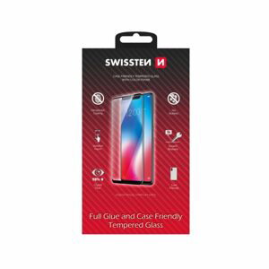 Swissten Full Glue, Color frame, Case friendly, Ochranné tvrdené sklo, Apple iPhone 13 Mini, čierne