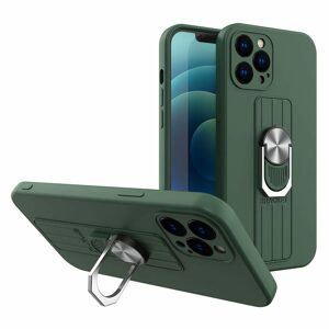 Obal Ring Case, iPhone 12 mini, tmavo zelený