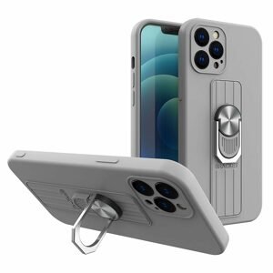 Obal Ring Case, iPhone 12 Mini, strieborný
