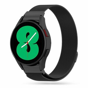 Tech-Protect Milánsky ťah 2 remienok pre Samsung Galaxy Watch 4 40 / 42 / 44 / 46 mm, čierny