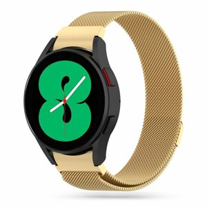 Tech-Protect Milánsky ťah 2 remienok pre Samsung Galaxy Watch 4 40 / 42 / 44 / 46 mm, zlatý