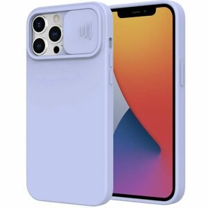 Nexeri obal s ochrannou šošovky, iPhone 13 Pro MAX, svetlo modrý