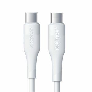 Joyroom odolný kábel USB-C - USB-C, PD 60W, 1,8 m, biely (S-1830M3)