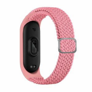 Strap Fabric remienok pre Xiaomi Mi Band 6 / 5 / 4 / 3, ružový