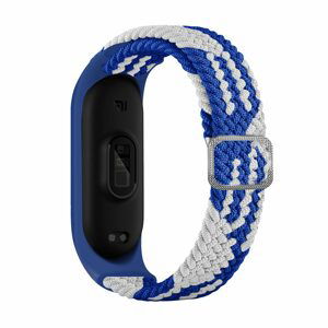 Strap Fabric remienok pre Xiaomi Mi Band 6 / 5 / 4 / 3, modrobiely