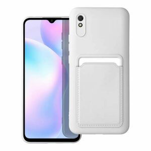 Card Case obal, Xiaomi Redmi 9A / 9AT, biely