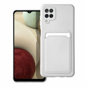 Card Case obal, Samsung Galaxy A12, biely