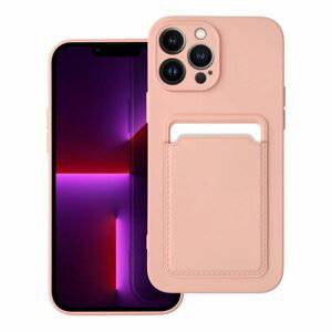 Card Case obal, iPhone 13 Pro Max, ružový