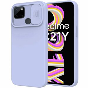 Nexeri obal s ochranou šošovky, Realme 9i, svetlo modrý