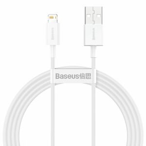 Baseus Superior USB - Lightning 1 m, biely (CALYS-A02)