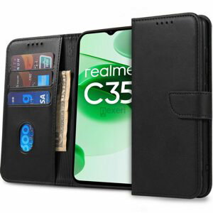 Tech-Protect Realme C35, čierne púzdro