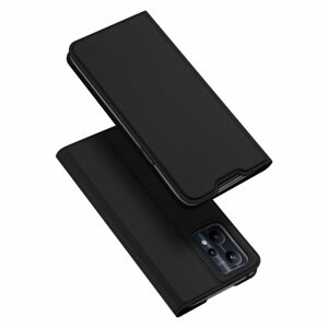 Dux Ducis Skin Leather case, knižkové púzdro, Realme 9 Pro, čierne