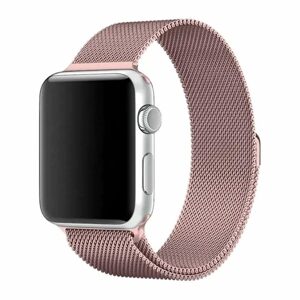 Magnetic Strap remienok pre Apple Watch 6 / 5 / 4 / 3 / 2 / SE (40mm / 38mm), ružový