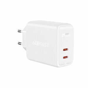 Acefast adaptér 2x USB-C 40W, PPS, PD, QC 3.0, AFC, FCP, biely (A9 biely)