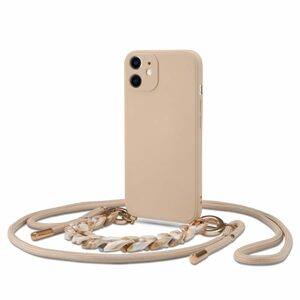 Tech-Protect Icon Chain obal, iPhone 12 béžový