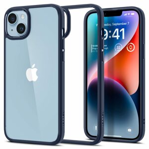 Spigen Ultra hybrid kryt na mobil, iPhone 14 Plus, modrý