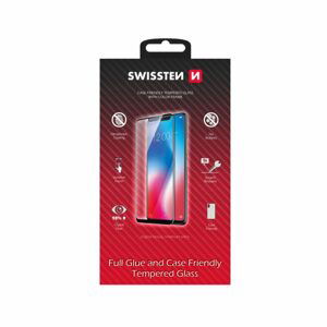 Swissten Full Glue, Color frame, Case friendly, Ochranné tvrdené sklo, Apple iPhone 14 Pro Max, čierne