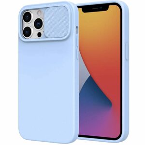 Nexeri obal s ochranou šošovky, iPhone 14 Pro Max, svetlo modrý