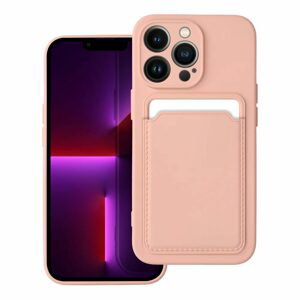 Card Case obal, iPhone 14 Pro Max, ružový